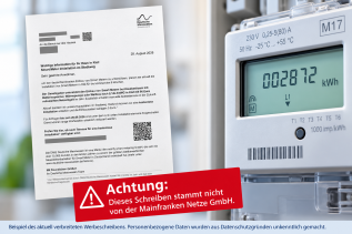 Irreführender anonymisierter Werbebrief der DGM mit einem Smart Meter